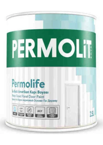 Permolife Panel Kapı 2,5lt Beyaz