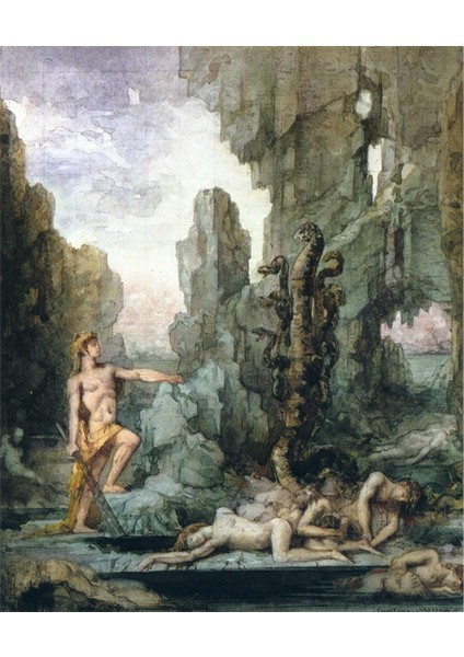 Suluboya Zeus Kanvas Tablo