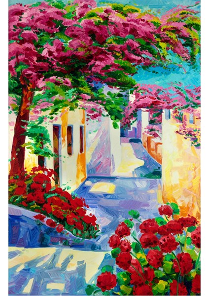 Taş Ev Kanvas Tablo