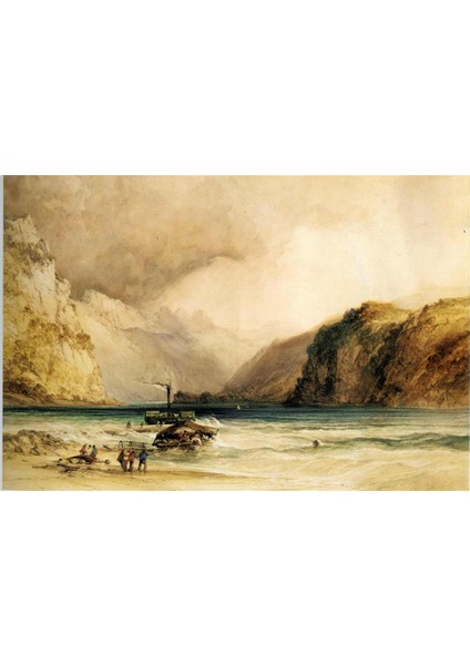 Suluboya Dalgalı Deniz Kanvas Tablo