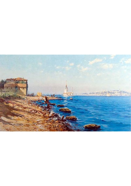 Kız Kulesi Kanvas Tablo
