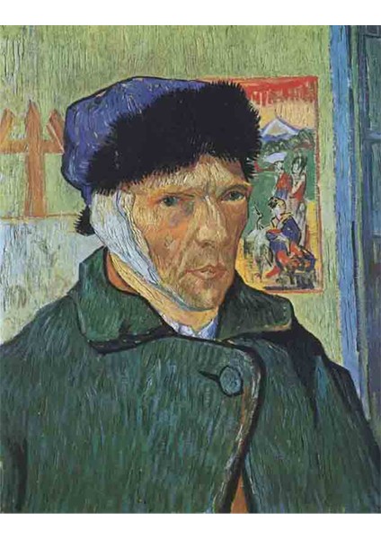 Kulağı Kesik Van Gogh Otoportre Kanvas Tablo