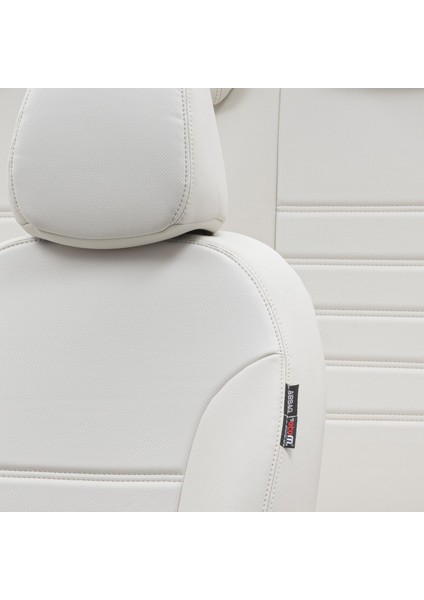 Renault Clio 4 Hb/Sw 2012-Sonrası Özel Üretim Koltuk Kılıfı İstanbul Design Fildişi