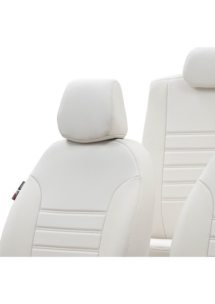 Renault Clio 4 Hb/Sw 2012-Sonrası Özel Üretim Koltuk Kılıfı İstanbul Design Fildişi