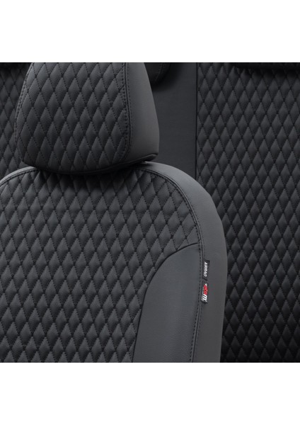 Hyundai Getz 2002-2011 Özel Üretim Koltuk Kılıfı Amsterdam Design Deri Siyah