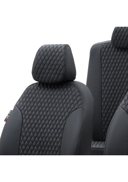 Hyundai Getz 2002-2011 Özel Üretim Koltuk Kılıfı Amsterdam Design Deri Siyah
