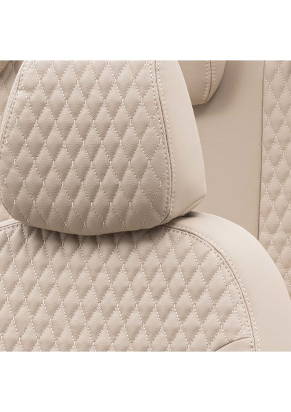 Seat Ibiza 2003-2008 Özel Üretim Koltuk Kılıfı Amsterdam Design Deri Bej indirimleri