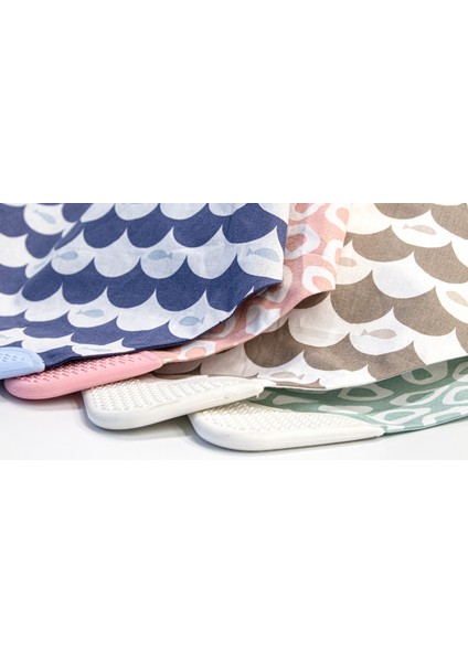 Babyjem Diş Kaşıyıcılı Poplin Fular Önlük yeşil