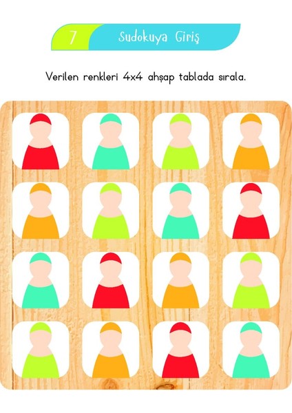 Peg Bebekler Adım Adım 4x4 Sudoku Oyunu