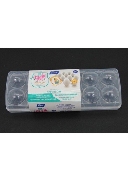 Nokta's Eggo 12 Bölmeli Şeffaf Yumurta Saklama Kabı