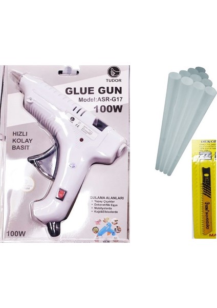 Sıcak Kalın Mum Silikon Tabancası 100 W