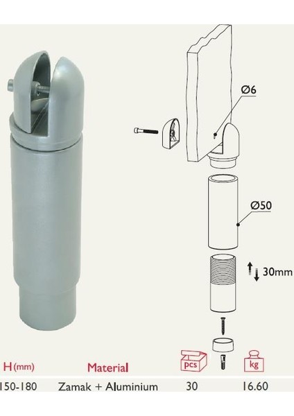 Kabin Ayağı 25.651