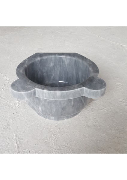 Afyon Gri Renkli Mermer Kurna, Mermer Kurna, Mermer Hamam Kurnası, Mermer Banyo Kurnası, Kurna, Kurnalar