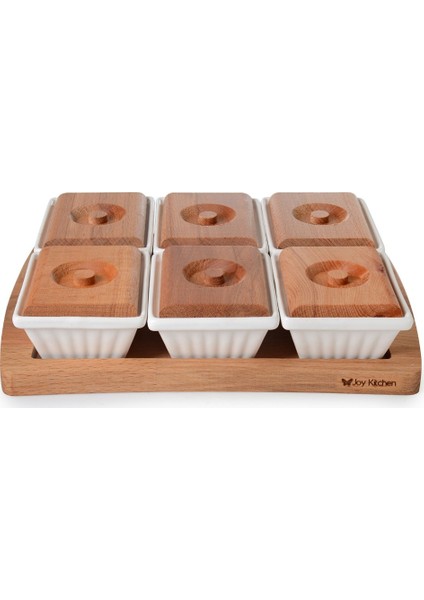 Ipek Porselen Bambu Kapaklı Kahvaltılık