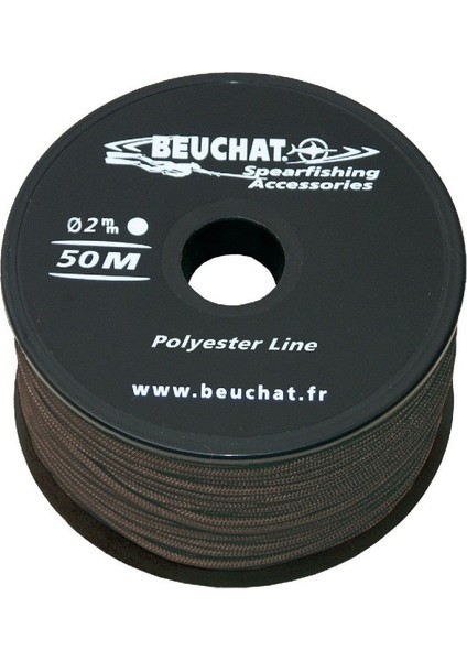 Zıpkın Makara Ipi Polyester 50M, 2mm, Siyah