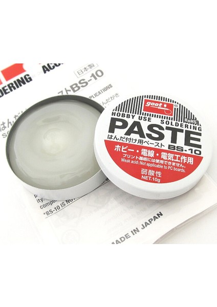 GOOT BS-10 Lehim Pastası (Flux) fiyatları