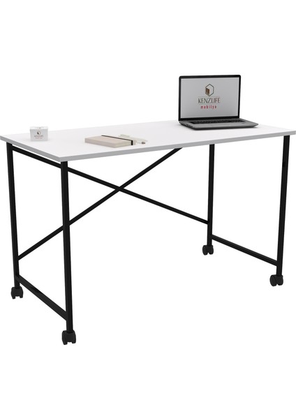 Kenzlife ofis masası momoko 075x070x40 byzsyh tekerlekli fiyatları