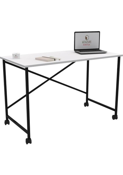 Kenzlife ofis masası momoko 075x070x60 byzsyh tekerlekli fiyatları