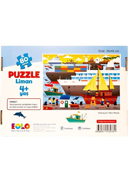 Eolo  80 Parça Yer Puzzle – Liman