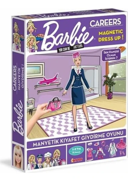 Barbie Careers Manyetik Kıyafet Giydirme Oyunu