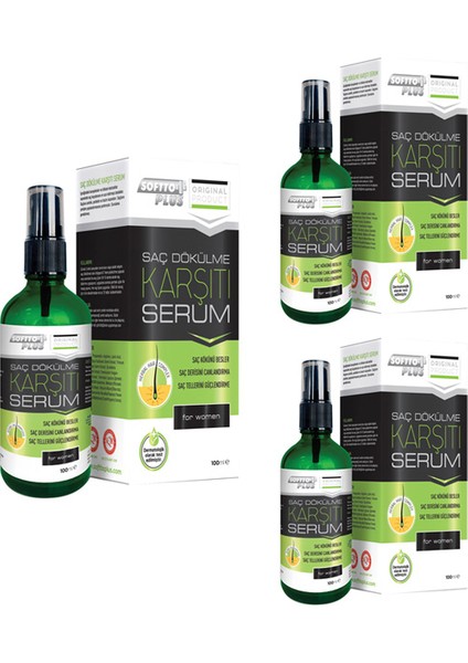 Saç Serum Kadınlar Için 100 ml x 3 Adet