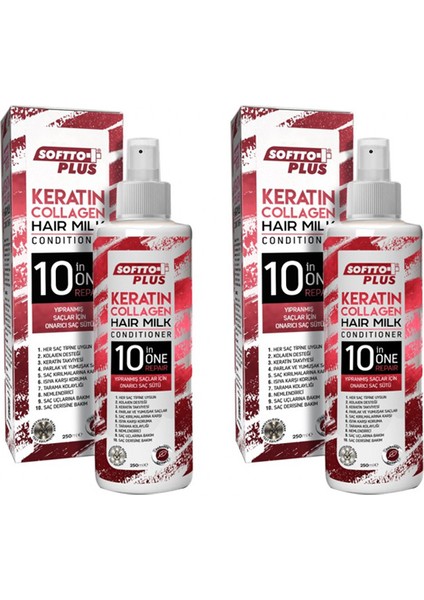 Keratin ve Saç Sütü 250 ml x 2 Adet