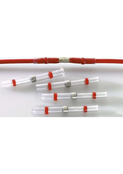 Isı Büzüşmeli, Kendinden Lehimli, Izole Konnektör 1mm