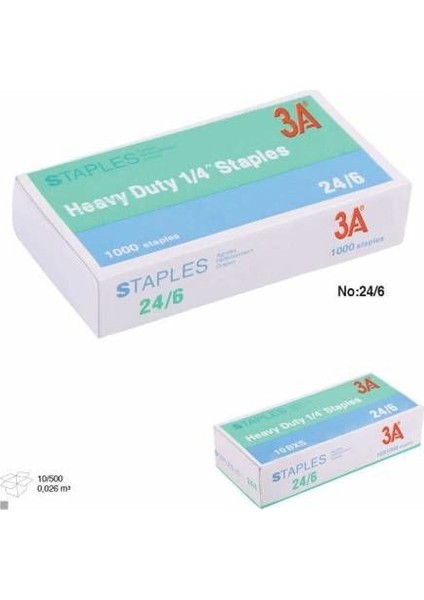 Zımba Teli 24-6 Beyaz 10'lu