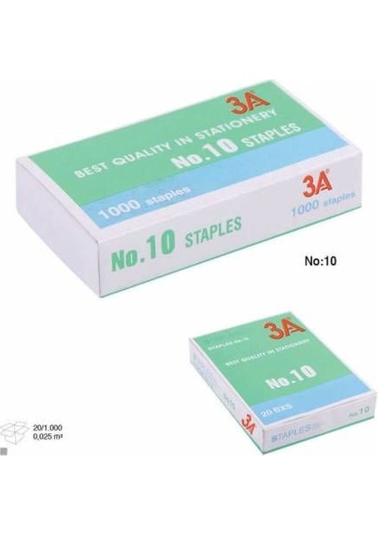 Zımba Teli No 10 Beyaz 20'li