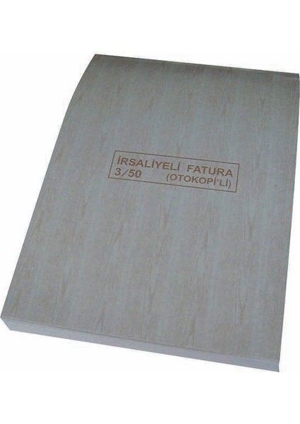Irsaliyeli Fatura 4 Nüsha Otokopili
