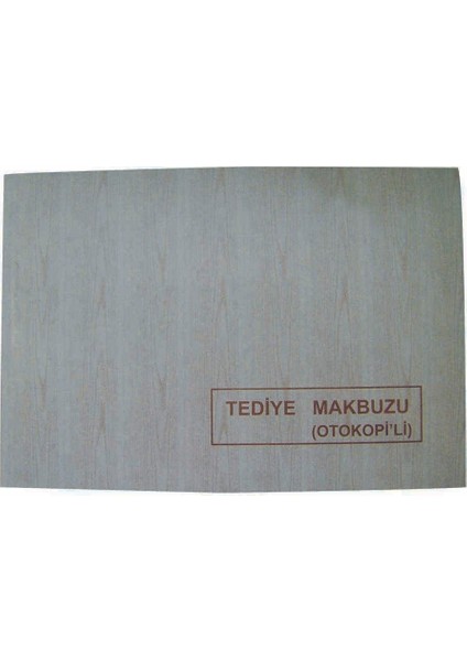 Tediye Makbuzu 2 Nüsha Otokopili