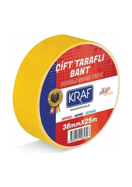 Çift Taraflı Bant 38MM x 25 Metre