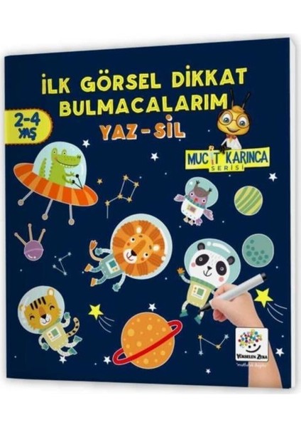 Evde Etkinlik Seti 2 – Mucit Karınca Serisi Yaz-Sil Kitaplar / Çocuk Etkinlik Kitabı fiyatları