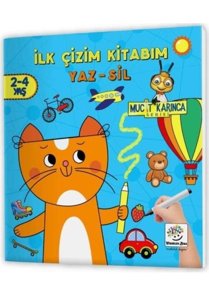 Evde Etkinlik Seti 2 – Mucit Karınca Serisi Yaz-Sil Kitaplar / Çocuk Etkinlik Kitabı fırsatları
