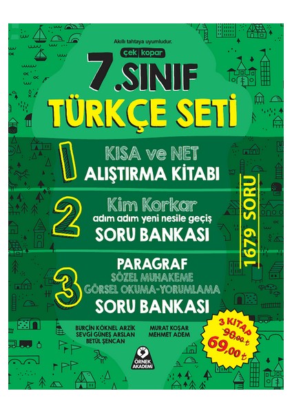 Örnek Akademi Yayınları 7. Sınıf Türkçe Seti