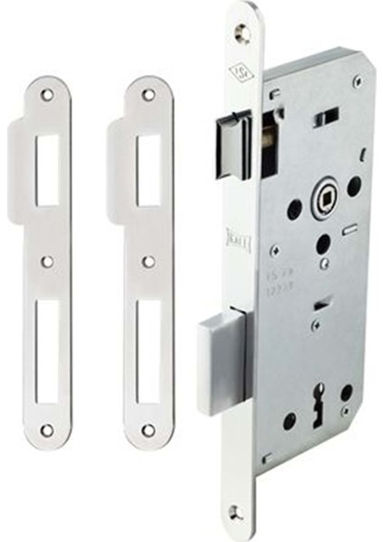 Kale Ekstra Oval Krom Gömme Kilit Tek Anah. 45 mm