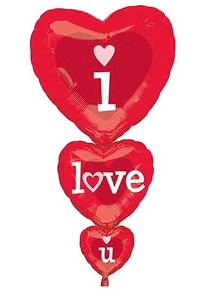 I Love You Folyo Balon