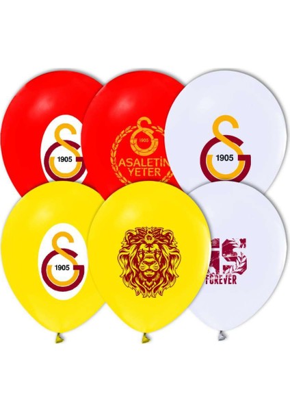 Galatasaray Lisanslı Lateks Balon 100 Adet