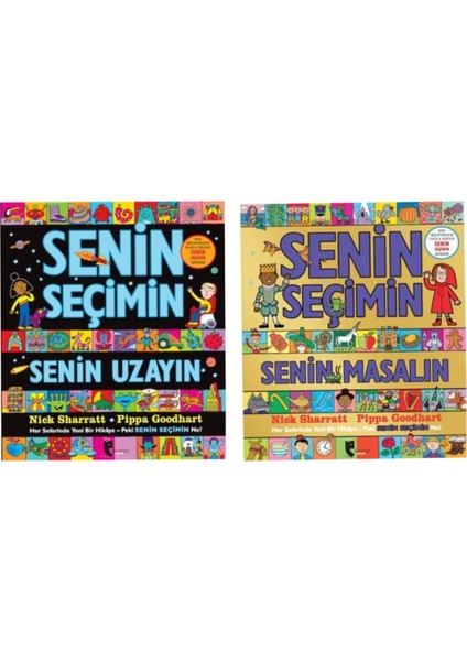 Senin Seçimin Senin Uzayın + Senin Seçimin Senin Masalın - Nick Sharratt - Pippa Goodhart