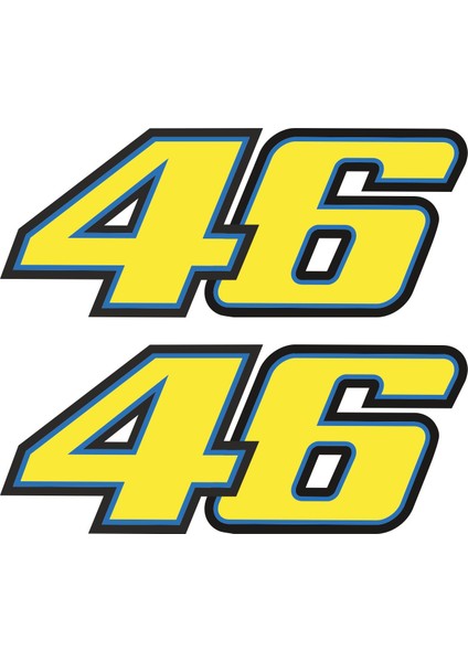 Rossi - 46 Motorcu Sticker - 14177