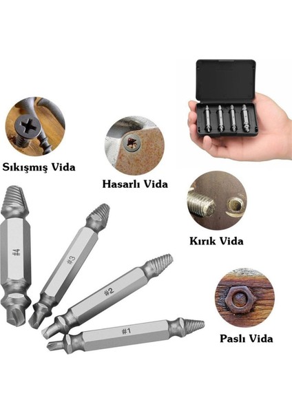 Speed Out Hasar Görmüş Vida Çıkarıcı