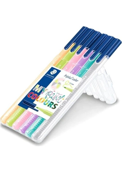 Triplus Color Pastel Renkler Keçeli Kalem 1.00 mm 6'lı