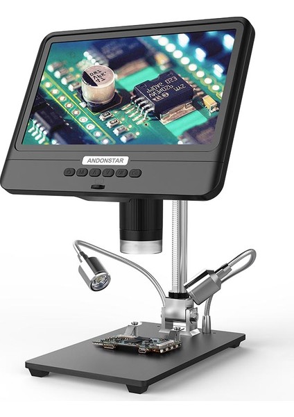 AD208 8.5 Inç Ayarlanabilir 1080P LCD Ekran Mikroskop Lehimleme Için Dijital Mikroskop