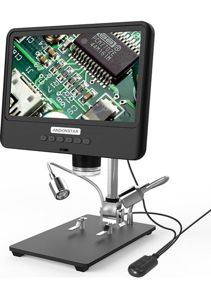AD208 8.5 Inç Ayarlanabilir 1080P LCD Ekran Mikroskop Lehimleme Için Dijital Mikroskop