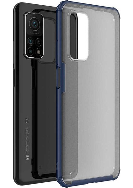 - Xiaomi Mi 10T Pro 5G - Kılıf Koruyucu Sert Volks Kapak - Lacivert - T15826