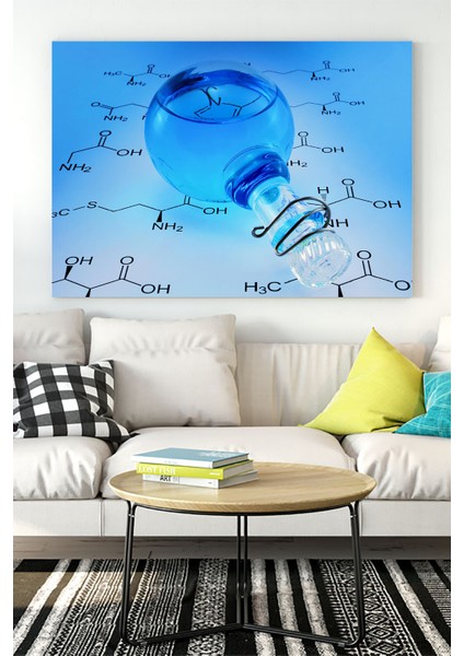 Deney Tüpü Bilimsel Kanvas Tablo 21 x 30 cm