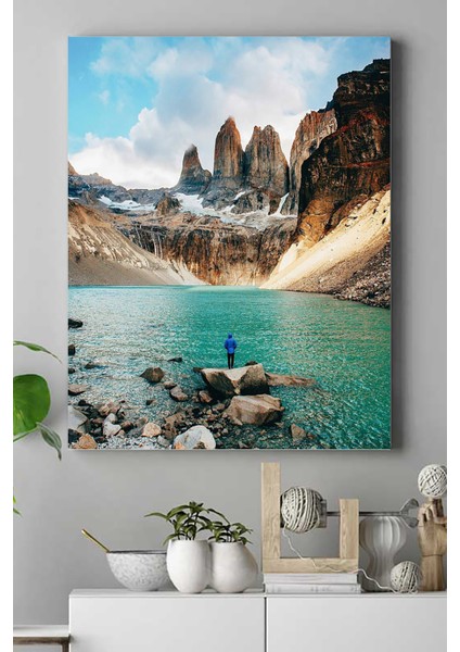 Dağ Doğa Manzara Kanvas Tablo 21 x 30 cm