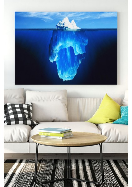 Buz Dağı Motivasyon Kanvas Tablo 21 x 30 cm