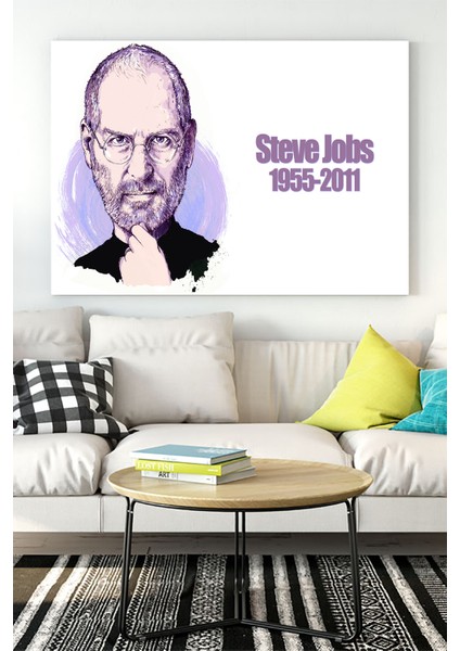 Steve Jobs Girişimcilik Kanvas Tablo 21 x 30 cm