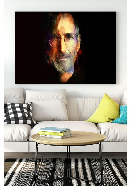 Steve Jobs Girişimcilik Kanvas Tablo 5 30 x 40 cm